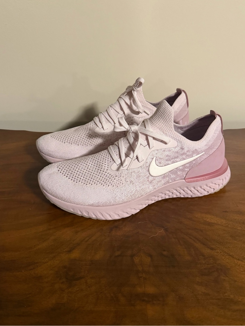 Nike Pink Knit Running Sneakers